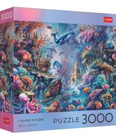 TREFL Puzle ar plakātu Dzīve zem ūdens, 3000 gab. Puzles
