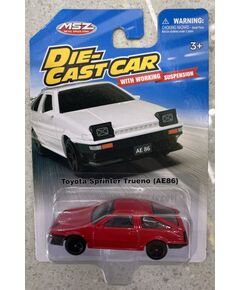 MSZ Miniatūrais modelis - Toyota Sprinter Trueno (AE86), mērogs 1:55 Mašīnas un piederumi