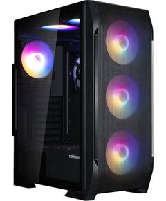 Zalman N7 PLUS V2,  ATX Mid Tower PC Case, 6  x 120mm RGB Fans, 1 x 120mm Fan, Black Datoru korpusi