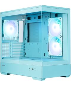 Zalman P30 V2, mATX Mini Tower PC Case, 3 x 120mm ARGB Fans, Mint Datoru korpusi