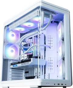 Zalman P60, ATX Mid Tower PC Case, 5 x 120mm ARGB Fans, White Datoru korpusi