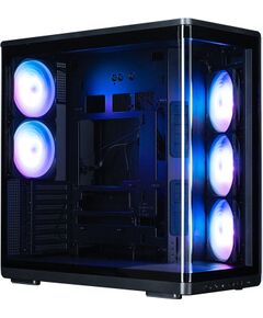 Zalman P60, ATX Mid Tower PC Case, 5 x 120mm ARGB Fans, Black Datoru korpusi