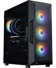 Zalman I3 NEO V2, ATX Mid Tower PC Case, 4 x 120mm RGB Fans, Black Datoru korpusi