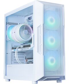 Zalman I3 NEO ARGB V2, ATX Mid Tower PC Case, 4 x 120mm ARGB Fans, White Datoru korpusi