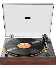 Gramofon FiiO FiiO TT11 brown wood - gramofon automatyczny DJ tehnika