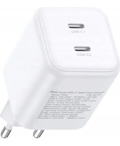 Ugreen   45W Dual USB-C GaN Fast Charger EU (65154) White Зарядные устройства