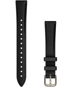 Garmin Lily 2 Кожаный ремешок, 14 mm, черный Smart pūlksteņu aksesuāri