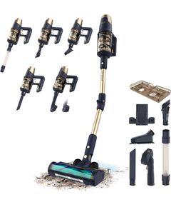 Cecotec Vacuum cleaner Rockstar RX70 AquaPet Flex Conga Cordless operating Stick/handheld 780 W Operating time (max) 100 min Blue/Gold Пылесосы