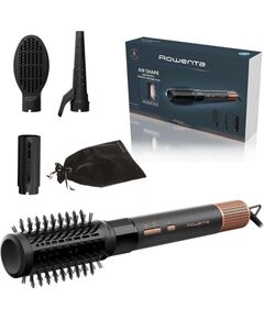 Rowenta Hair brush Air Shape UB9820E0 Ion conditioning Number of heating levels 3 1300 W Black Matu veidotāji