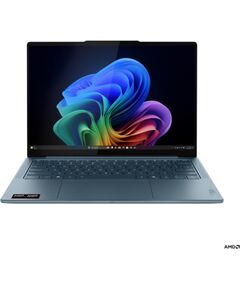 Lenovo- Yoga Slim 7 14AKP10 AMD Tidal Teal 14 " OLED WUXGA 1920 x 1200 pixels Glossy AMD Ryzen AI 5 330 16 GB Soldered LPDDR5X Solid-state drive capacity 512 GB AMD Radeon 820M Graphics Windows 11 Home 802.11be Bluetooth version 5.4 Keyboard language Engl Portatīvie datori
