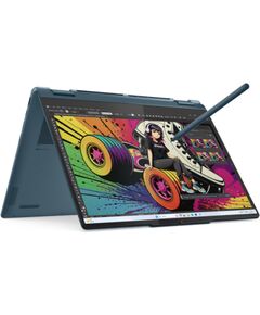 Lenovo- Yoga 7 2-in-1 14AKP10 AMD Tidal Teal 14 " OLED WUXGA 1920 x 1200 pixels AMD Ryzen AI 7 350 16 GB Soldered LPDDR5 Solid-state drive capacity 512 GB AMD Radeon 860M Graphics Windows 11 Home 802.11be Bluetooth version 5.4 Keyboard language English Ke Ноутбуки