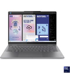 Lenovo- Yoga 7 2-in-1 14ILL10 Intel Luna Grey 14 " OLED Touchscreen WUXGA 1920 x 1200 pixels Glossy Intel Core Ultra 5 226V 16 GB Soldered LPDDR5X Solid-state drive capacity 512 GB Intel Arc Graphics 130V Windows 11 Home 802.11be Bluetooth version 5.4 Key Portatīvie datori