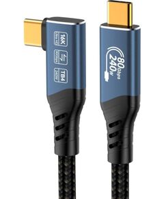 PremiumCord cable USB4™ Version2.0 80Gbps 16K@60Hz 240W Thunderbolt 3 0,8m Новинки Компьютерная техника