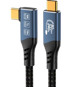 PREMIUMCORD cable USB4™ Version2.0 80Gbps 16K@60Hz 240W Thunderbolt 3 1,5m Новинки Компьютерная техника