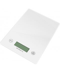 Кухонные весы, 5 кг., 2xAAA батарейки (не входят в комплект), LCD экран, Белый, 5RP51651KW, Rosberg Кухонные весы