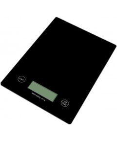 Кухонные весы, 5 кг., 2xAAA батарейки (не входят в комплект), LCD экран, черный, 5RP51651KB, Rosberg Кухонные весы