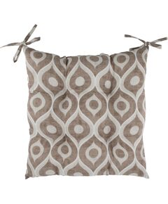 Cushion for chair LONETA NEW 40x40cm, beige motif Новинки Для дома и сада 