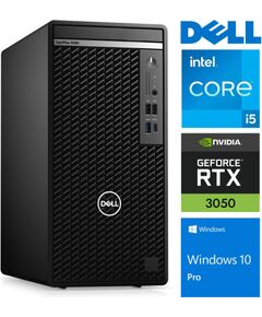 DELL 5080 Tower i5-10500 8GB 256SSD M.2 NVME RTX3050 6GB WIN11Pro Kомпьютеры после ремонта