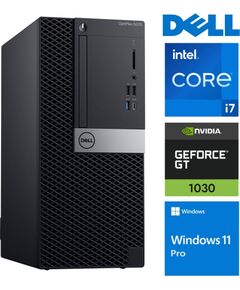 DELL 5070 Tower i7-9700 64GB 1TB SSD M.2 NVME GT1030 2GB WIN11Pro Atjaunoti personālie datori
