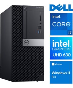 DELL 5070 Tower i7-9700 64GB 512SSD M.2 NVME WIN11Pro Kомпьютеры после ремонта