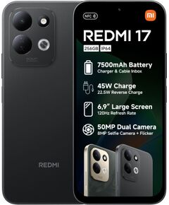 Xiaomi Redmi 17 4 / 128GB Black Jaunumi - Viedierices