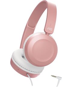 JVC S31M austiņas ar vadu un mikrofonu, rozā Austiņas
