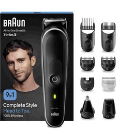 BRAUN MGK 5411 Series5 Wet&Dry 9in1 daudzfunkcionāls trimmeris Matu, Bārdas, Ķermeņa trimmeri