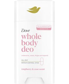 Dove Whole Body Deo Raspberry & Rose Deodorant - Tuhý deodorant 75ml Smaržas - NESAKĀRTOTS