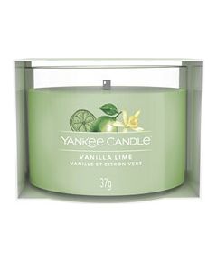 Yankee Candle Vanilla Lime ( vanilka s limentkou ) - Votivní svíčka ve skle 37.0g Telpu aromāti