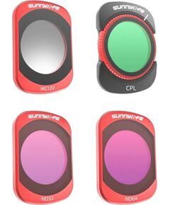Sunnylife Pocket 4/3 MCUV CPL ND32/64 Filter Set Sporta kameru aksesuāri
