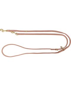 Trixie Smycz przepinana Pure, dla psa, skórzana, XS–S: 2 m/10 mm, różowa Citas preces