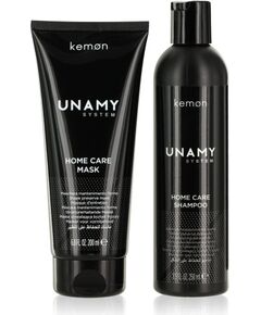 Kemon Unamy System Home Care Set Kemon: Unamy System Hair Care, Hair Shampoo, 250 ml + Unamy System Hair Care, Hair Treatment Cream Mask, 200 ml None Smaržas - NESAKĀRTOTS