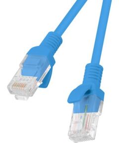Lanberg PCU6-10CC-0200-B networking cable 2 m Cat5e U/UTP (UTP) Blue Tīkla vadi