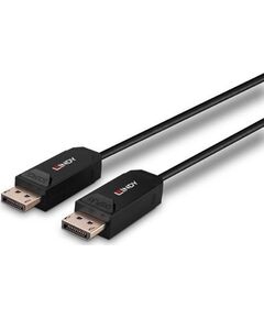 Cable Lindy Fibre Optic Hybrid DP 2.0 50m Black Jaunumi - Datori