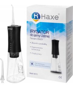 Irygator Haxe IRYGATOR PRZENOŚNY NEVARO CZARNY (H X712) Elektriskās zobu birstes, irigatori