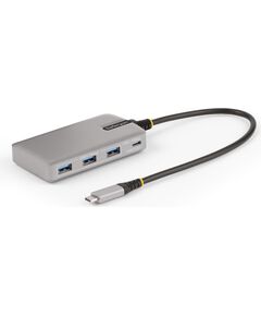 StarTech 4-Port USB-C Hub with USB-C DP Alt Mode Video Output 4K 60Hz, 3x USB-A, 1x USB-C, 100W Power Delivery Pass-Through, USB 3.2 Gen 2 (10Gbps), Portable USB Type-C to USB Type-A/C - 1ft (30cm) Host Cable (HB31C3A1CDPPD3) - Hub - Jaunumi - Datori