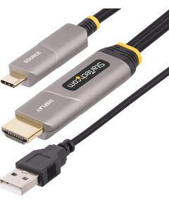StarTech.com 50ft (15.2m) USB-C to HDMI 2.0 Active Optical Cable, 4K 60Hz - HDMI-- 24 pin USB-C HDMI, USB( - 15.2 m - /- - , Active Optical Cable (AOC), , Новинки Компьютерная техника