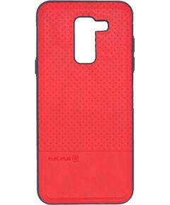 Evelatus Samsung  Galaxy A6 Plus 2018 TPU case 1 with metal plate (possible to use with magnet car holder) Red Чехлы - альтернативные