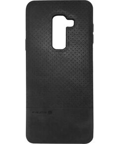 Evelatus Samsung  A6 Plus 2018 TPU case 1 with metal plate (possible to use with magnet car holder) Black Чехлы - альтернативные