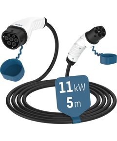 EV LĀDĒŠANAS KABELIS Ansmann 1900-0117 Type 2, 11kW, 5m Новинки Компьютерная техника