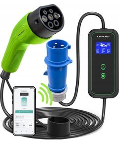 EV LĀDĒTĀJS  Qoltec ASQOLEV00052477 Type 2  7kW 5m Jaunumi - Datori