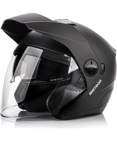 Moto ķivere Meteor Hekato M 57-58 cm melna Велосипедные шлемы