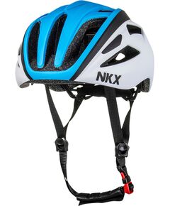 Aizsargķivere NKX Urban Bicycle White Blue L/XL izmērs Velo ķiveres