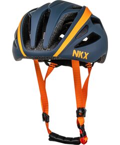 Aizsargķivere NKX Urban Bicycle Navy Orange L/XL izmērs Velo ķiveres