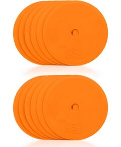 Plakanie lauka marķieri - apaļi 15 cm - 12x oranži SMJ sport ZPO-O Fitnesa preces