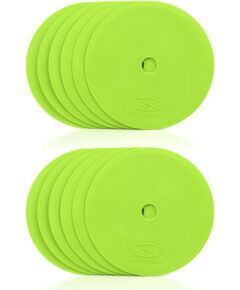 Plakanie lauka marķieri - apaļi 15 cm - 12x zaļi SMJ sport ZPO-G Fitnesa preces