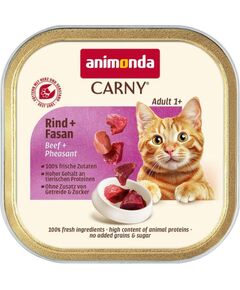 ANIMONDA CARNY karma dla kota wołowina,bażant 85g Barība