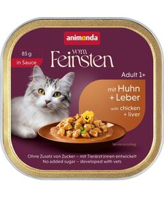 ANIMONDA VF Adult in Sauce with chicken + liver 85g Barība