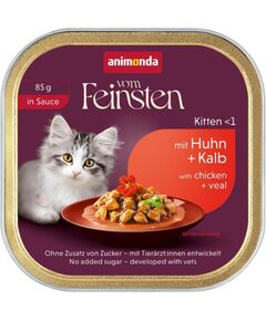ANIMONDA VF Kitten in Sauce with chicken + veal 85g Barība