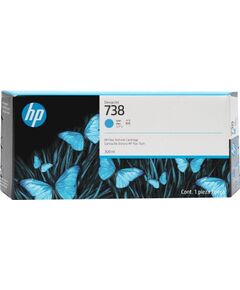 HP 738 (676M6A) Ink Cartridge, Cyan Чернила для принтера